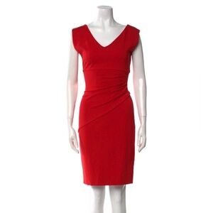 DIANE VIN FURSTENBERG  RED V Neck Dress.
Just in time for VALENTINES DAY❣️❣️❣️
